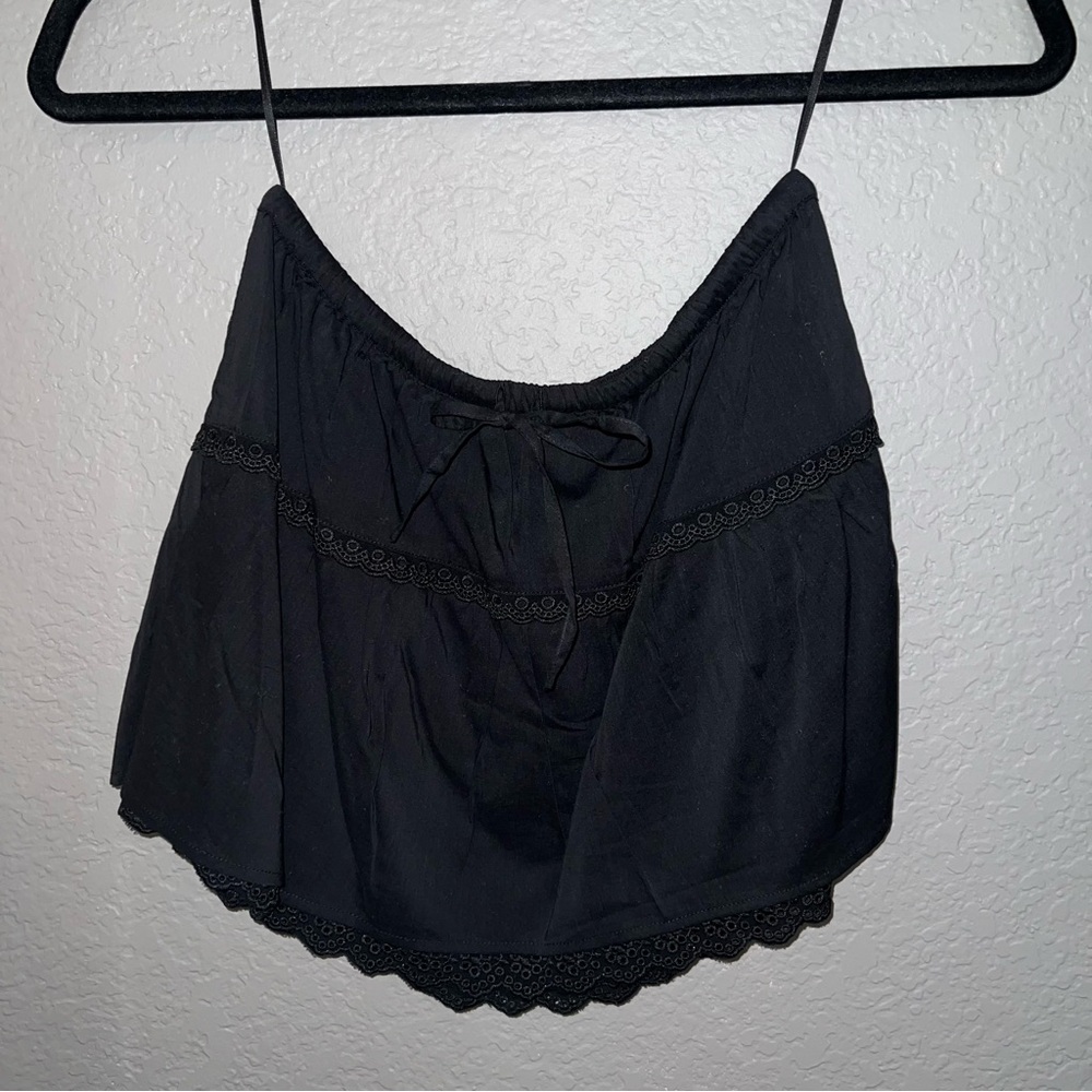 Reformation Valetta Skirt Black